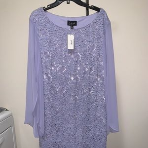 NWT Lavendar Cocktail dress, size 16